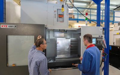 XYZ supplies Pattern Forme special VMC for deep hole drilling application