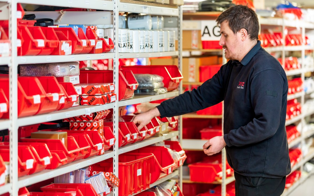 XYZ Machine Tools keeps 20,000 different spare parts on the shelf
