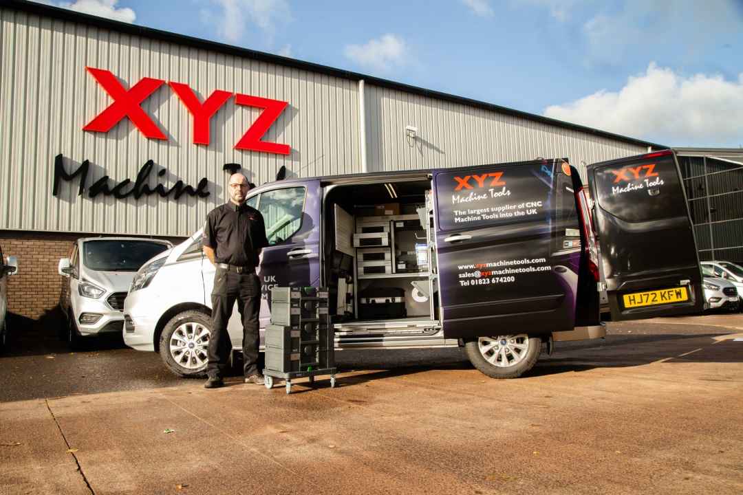 XYZ service support van