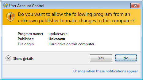 WIN7 UAC